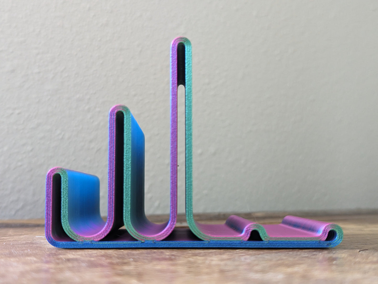 Unique Phone Holder | 3D Print | Unique Design | Adjustable Angles| PLA | Eco-Friendly | Minimal Design | Desk Storage