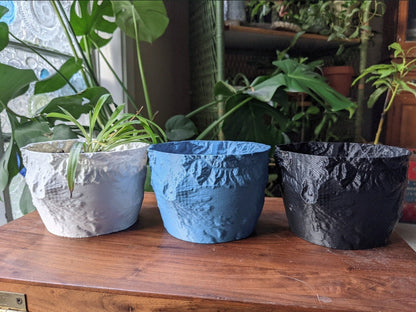 Custom Topographical Planter | 3D Printed Your Location | Personalized Indoor Plant Pot | Unique Home Decor | PLA | Eco-Friendly Gift