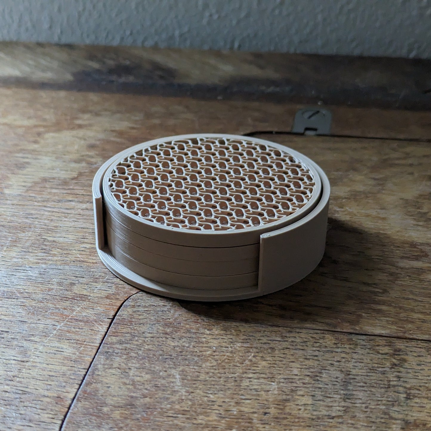 Unique Drink Coasters | 3D Print | Unique Design | Set of 4 | PLA | Eco-Friendly | Minimal Design | Spill Resistant