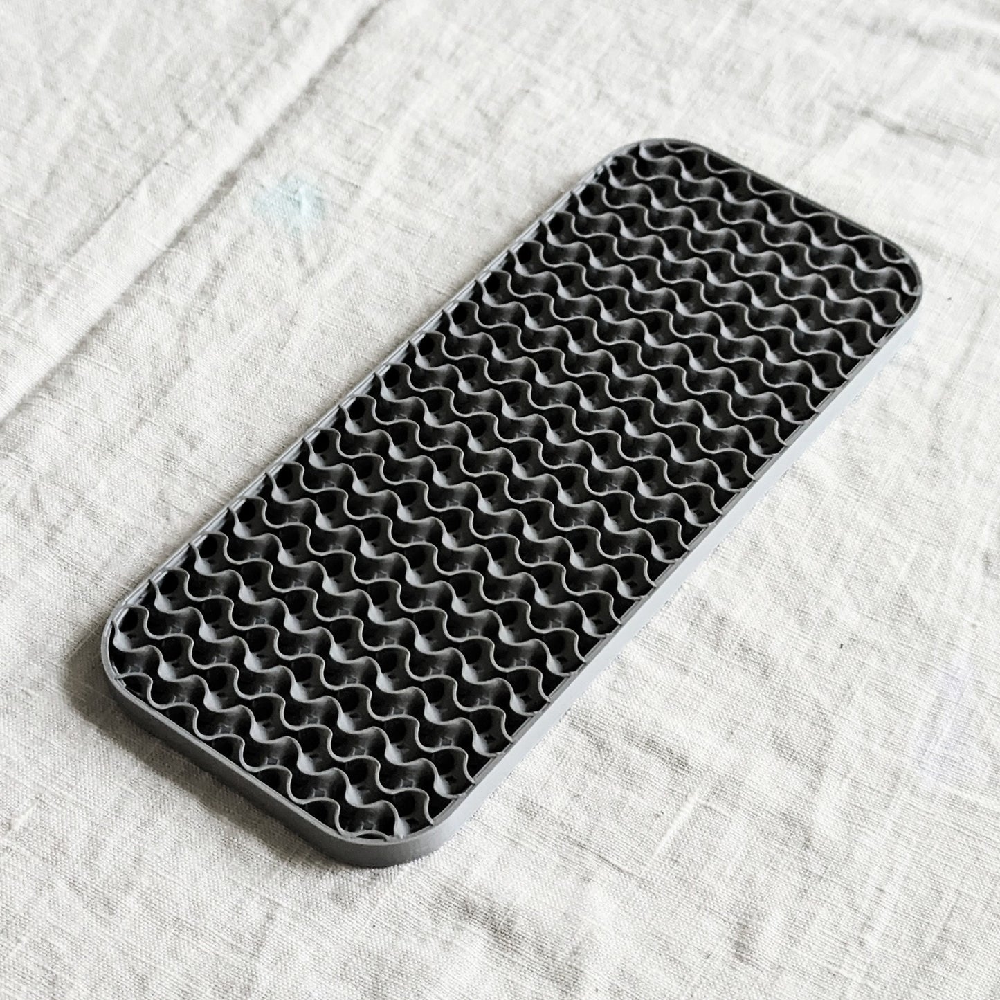 Unique Rectangular Humidifier Tray, 8.5 in by 3.5 in, Unique Design, Indoor Plant Accessory, PLA, Drainage Tray
