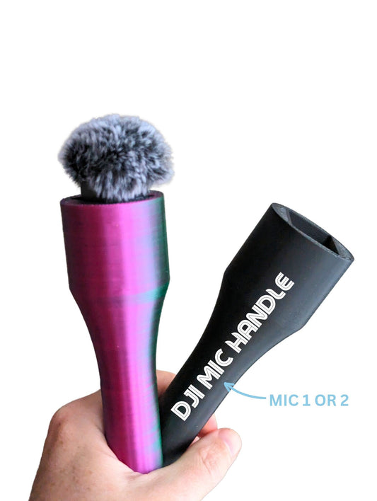 DJI Mic and Mic 2 Handle, Many Colors, Portable Ergonomic Grip for Enhanced Audio Recording